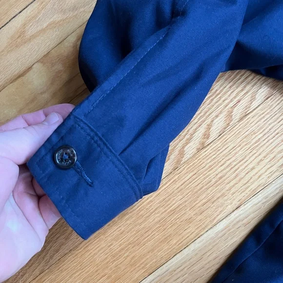 Polo Ralph Lauren Men's Harrington Full Zip Lined Jacket Medium Blue Solid - Picture 8 of 10